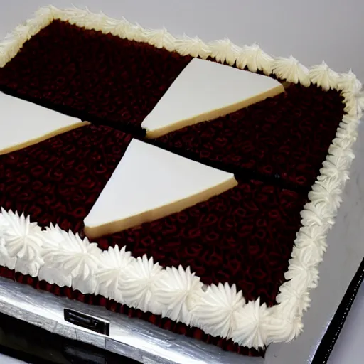 Prompt: a computer as a cake, very tasty