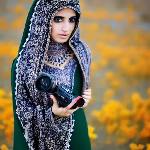 Image similar to iranian girl, award winning photography