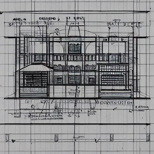 Image similar to architectural blueprint of a pickle