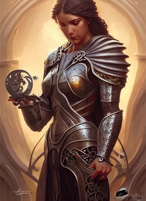 Image similar to Muscular and powerful medieval knight portrait, art nouveau, fantasy, intricate flower designs, elegant, highly detailed, sharp focus, art by Artgerm and Greg Rutkowski and WLOP