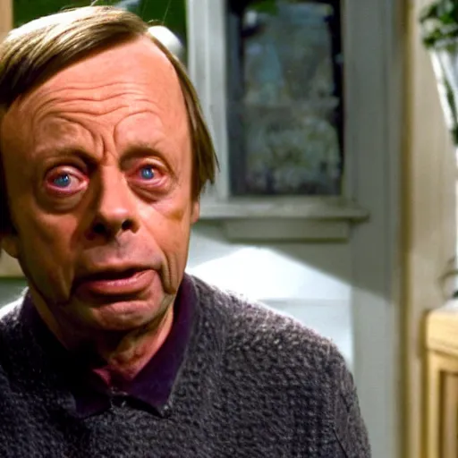 Prompt: norman fell as rickety cricket, it's always sunny in philadelphia, 8 k