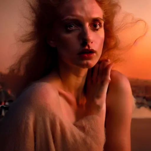 Image similar to photographic portrait of a stunningly beautiful queen of the underworld renaissance female in soft dreamy light at sunset, contemporary fashion shoot, by edward robert hughes, annie leibovitz and steve mccurry, david lazar, jimmy nelsson, breathtaking, 8 k resolution, extremely detailed, beautiful, establishing shot, artistic, hyperrealistic, beautiful face, octane render