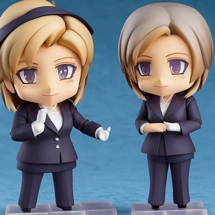 Image similar to hillary clinton, an anime nendoroid of hillary clinton, figurine, detailed product photo