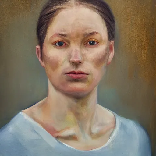 Prompt: A portrait by Jens Claessens