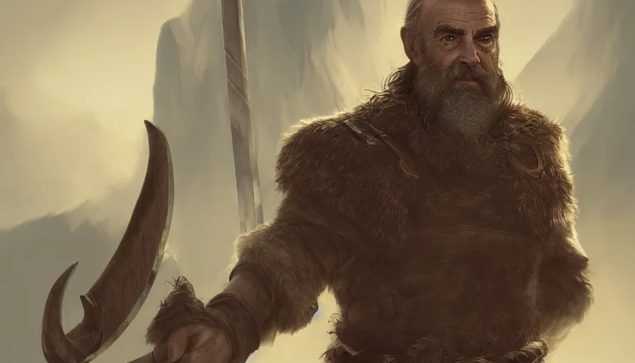 Prompt: Sean Connery as viking, hyperdetailed, artstation, cgsociety, 8k