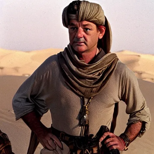 Image similar to bill murray as lawrence of arabia