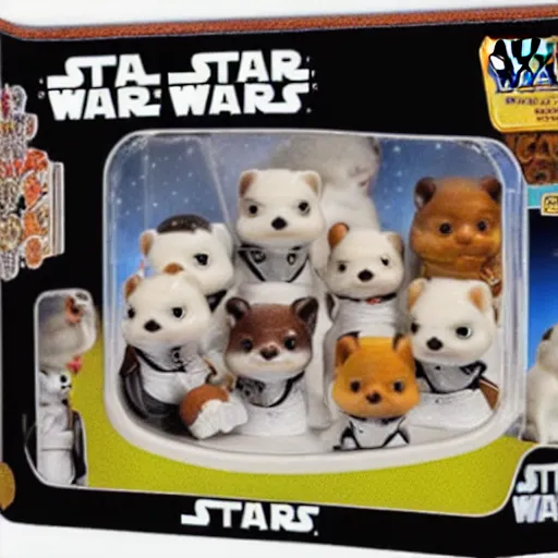 Prompt: star wars calico critters