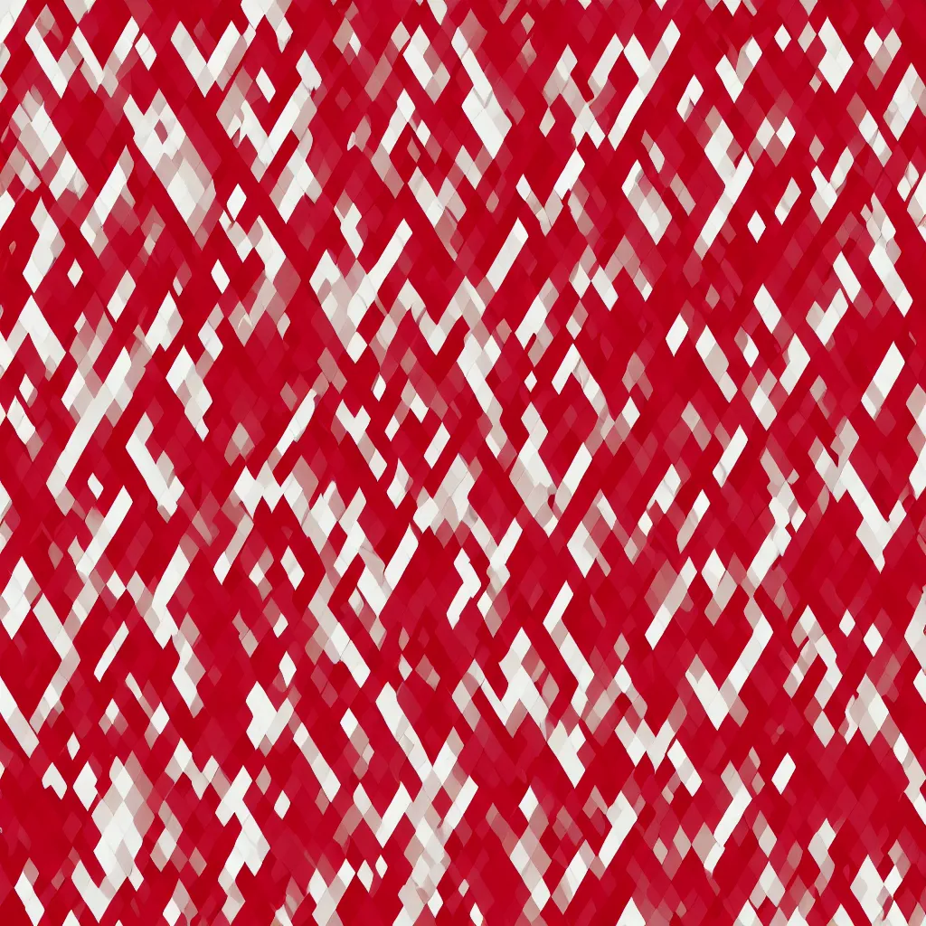 Prompt: red and white symmetric triangles texture, 4k