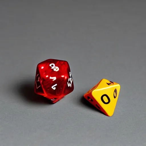 Prompt: god rolling dice with a d 2 0, realistic photography, high detailed