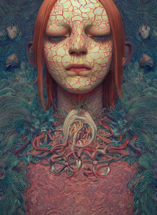 Image similar to meditation :: by Martine Johanna and Simon Stålenhag and Chie Yoshii and Casey Weldon and Guillermo del toro :: ornate, dynamic, particulate, rich colors, intricate, elegant, highly detailed, centered, artstation, smooth, sharp focus, octane render, 3d