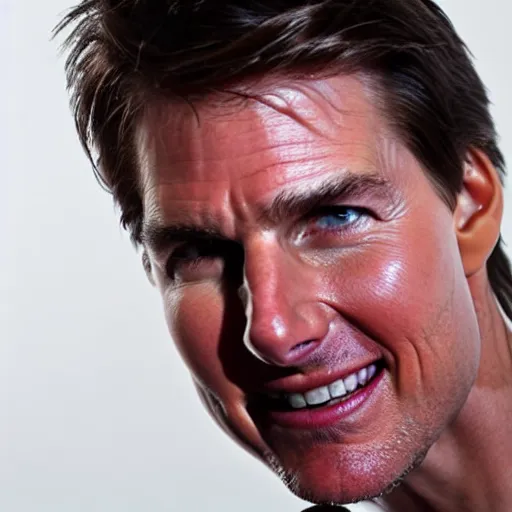 Image similar to A photo of Tom Cruise, head shoot, promo shoot, studio lighting