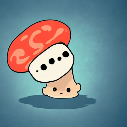 a cute anthropomorphic cartoon of a mushroom cloud | Stable Diffusion |  OpenArt