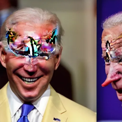 Image similar to extreme silly face championship joe biden's winning entry, face pulling world tournament 2 0 1 9