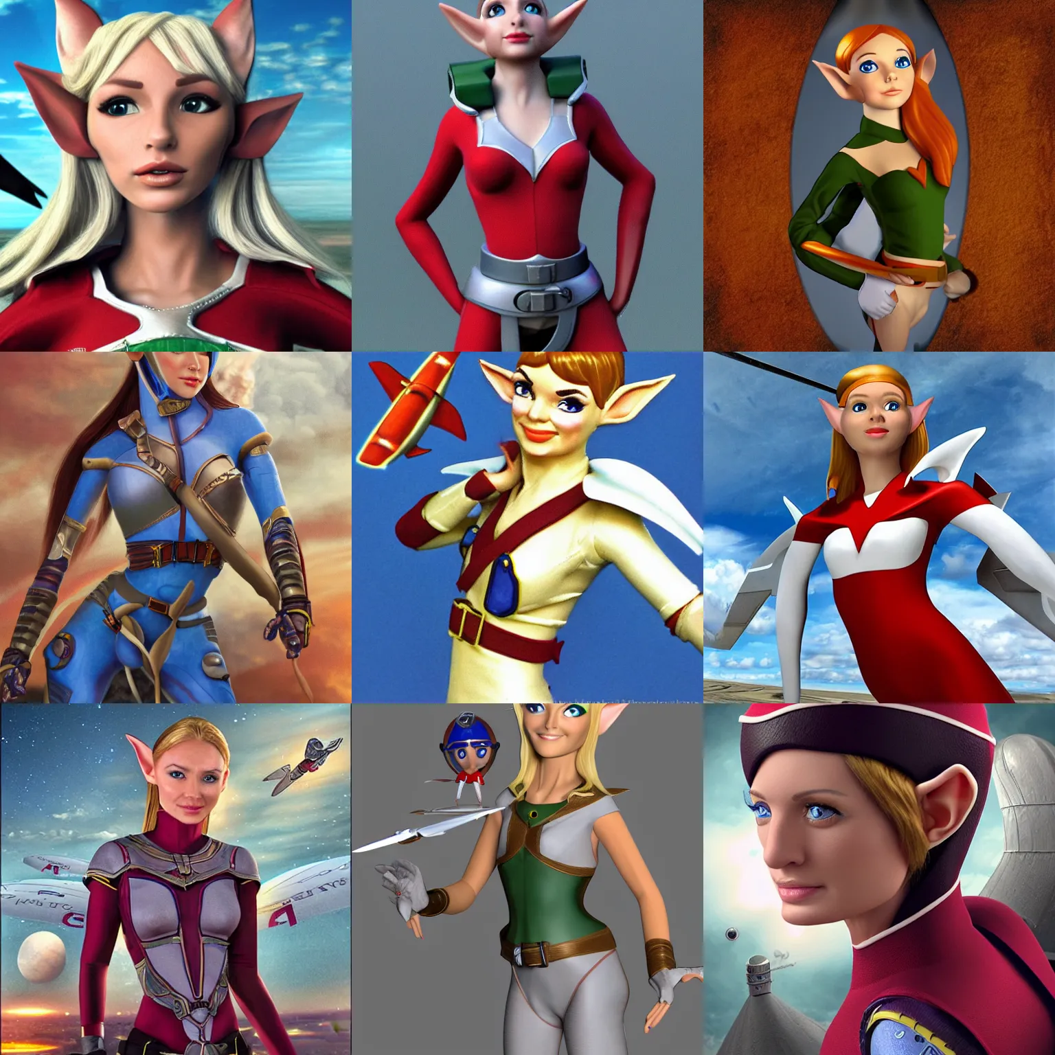 Realistic The Female Elf As A Pilot Of The Spaceship Stable Diffusion OpenArt