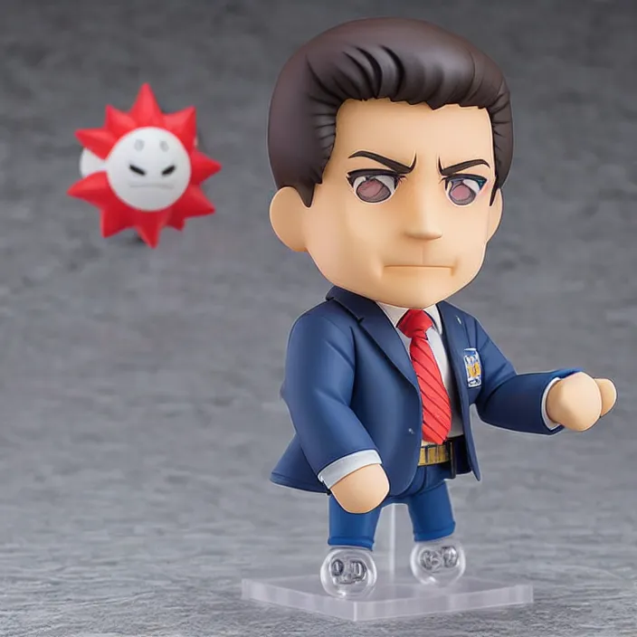 Image similar to Ronald Reagan, An anime Nendoroid of Ronald Reagan, figurine, detailed product photo