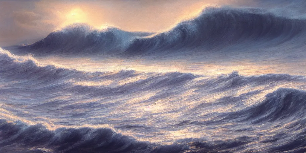 Image similar to a wave, cinematic lighting, beautiful composition, detailed oil painting, hyperrealistic, 8k