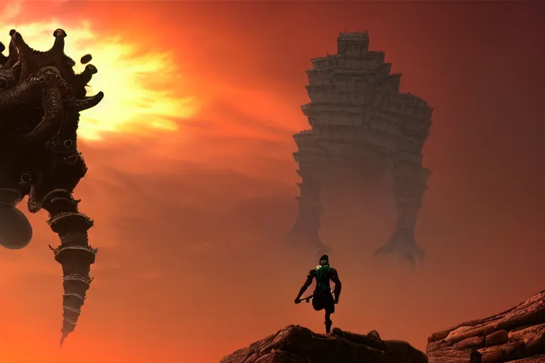 incredible screenshot of shadow of the colossus on