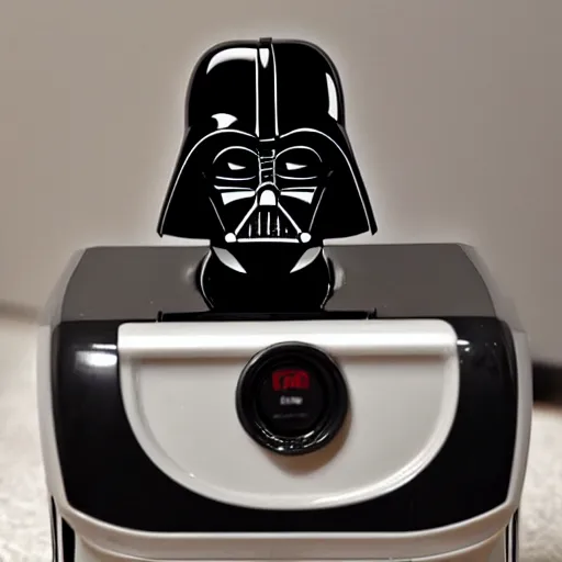 Image similar to darth vader nespresso machine