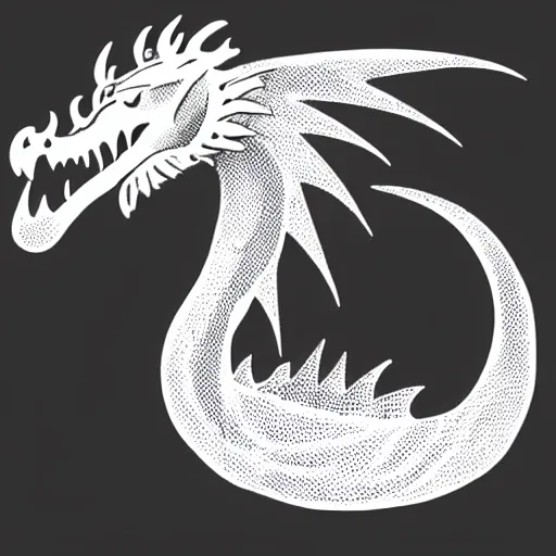 Prompt: “fire breathing dragon, Diagrammatic Drawing”