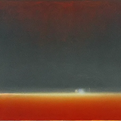 Image similar to the abstract painting'arctic void ', by caspar david friedrich!!!, by rothko!!!