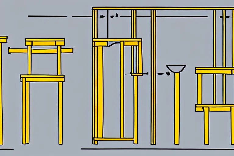 Image similar to a detailed ikea guide on the construction of a torture apparatus