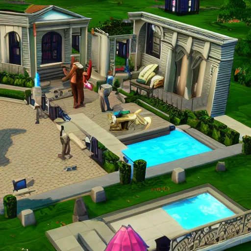 Image similar to Tony montana in the sims