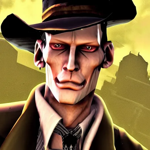 Image similar to nick valentine from fallout 4!!!!