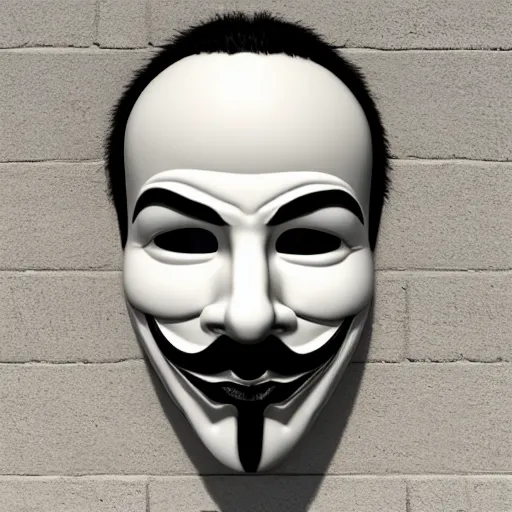 Prompt: anonymous mask, Jair Bolsonaro model