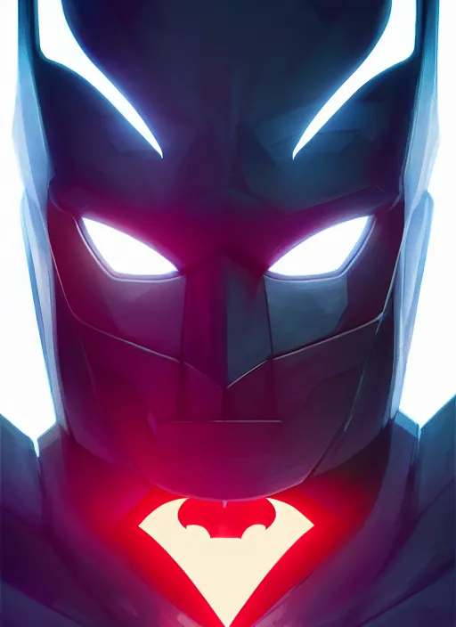 Image similar to symmetry!! portrait of batman beyond, 1 9 9 9 series, skinny, sci - fi, tech wear, glowing lights!! intricate, elegant, highly detailed, digital painting, artstation, concept art, smooth, sharp focus, illustration, art by artgerm and greg rutkowski and alphonse mucha