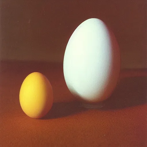 Prompt: egg, flower, spoon, still - life photography, paul outerbridge masterpiece