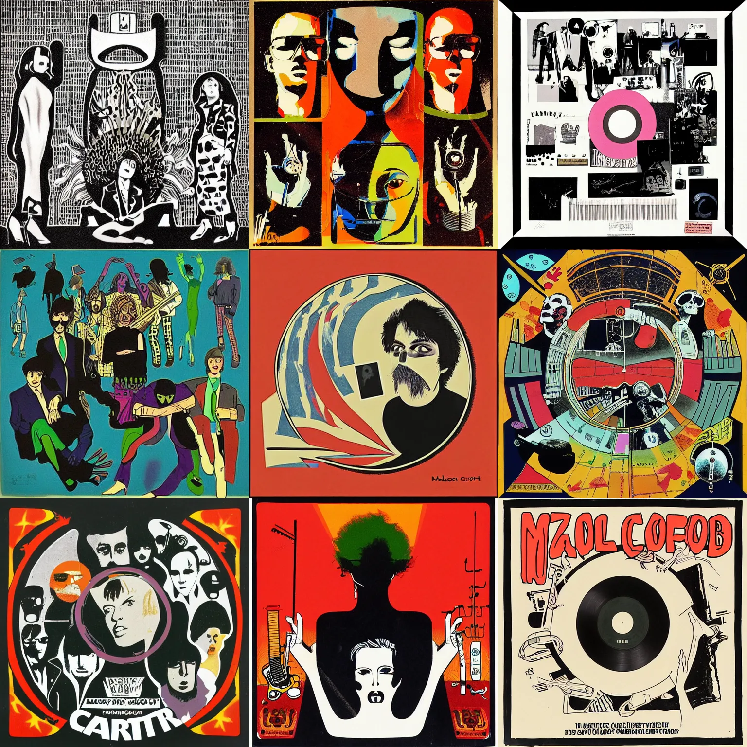 Album Art For A 70s Post punk Record By Malcolm Stable Diffusion