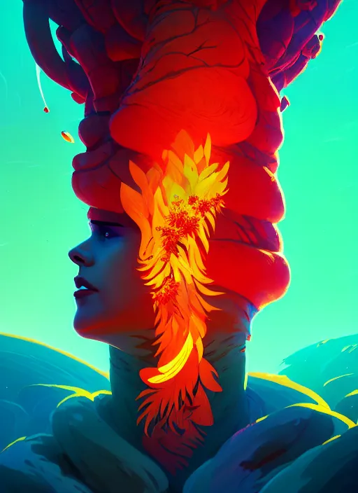 Prompt: naturepunk master of fire and wind crystals and trees, beautiful detailed realistic cinematic character concept fashion portrait, hi - fructose art magazine, by anton fadeev and paul lehr and david heskin and josan gonzalez, 8 k