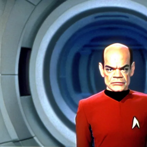 Prompt: The Doctor from Star Trek Voyager Played by Robert Picardo, in Sickbay