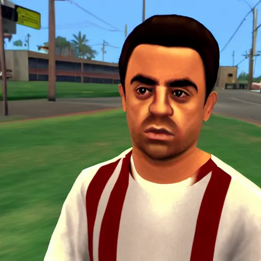 Image similar to xavi hernandez in gta san andreas ps 2