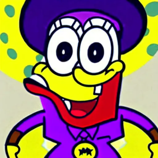 Image similar to spongebob as the joker