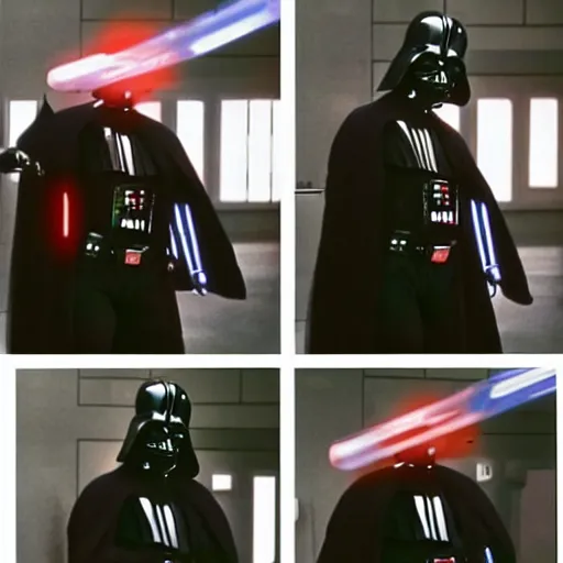 Image similar to darth vader removing his mask to reveal that he is sheldon cooper