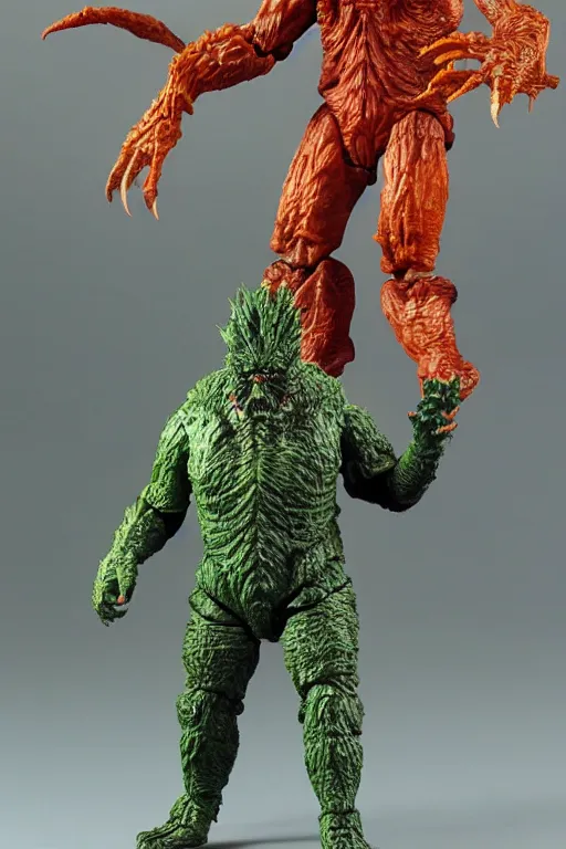 Image similar to radioactive blast kaiju action figure, vintage, 1980s