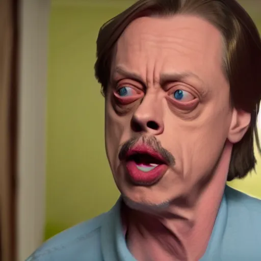 Image similar to steve buscemi in ghost dad, 4 k, detailed