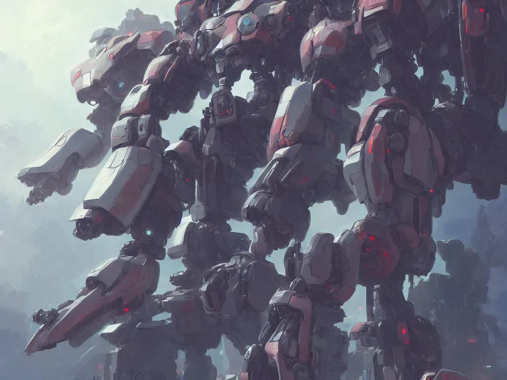Image similar to a battle mech piloted by a cute kawaii girl, sci - fi and fantasy, intricate and very very beautiful, detailed, digital painting, artstation, concept art, smooth and sharp focus, illustration, art by tian zi and wlop