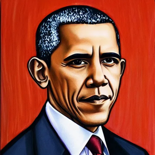 Image similar to art nouveau portrait of barack obama, highly detailed, intricate, 4 k