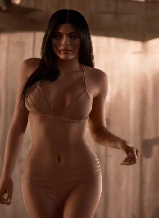 Prompt: film still of kylie Jenner in from dusk till dawn,