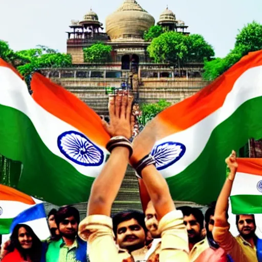 Image similar to happy independence day india