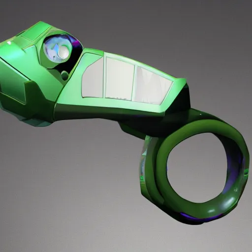 Image similar to photorealistic omnitrix from ben 1 0, 3 d render, cycles, cinematic, unreal engine 5