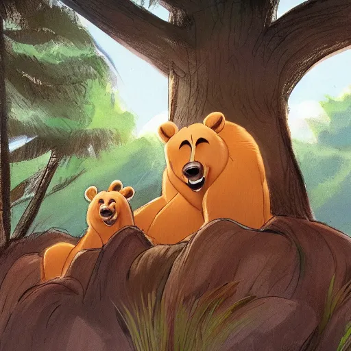 Image similar to Visual development for Disney’s Brother Bear