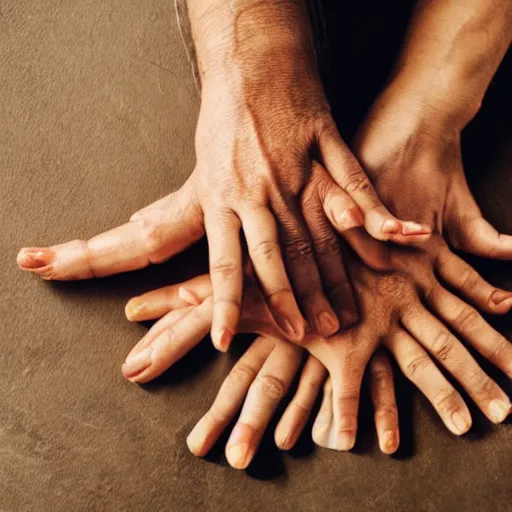 Image similar to close up of normal human hands