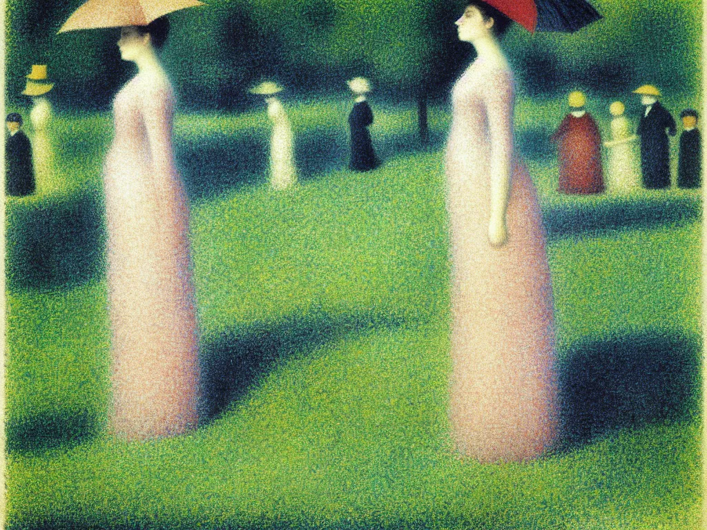 Prompt: fragrance advertising campaign by georges seurat, very beautiful, highly detailed, intricate