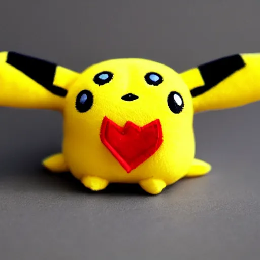 Image similar to a pin cushion Pikachu