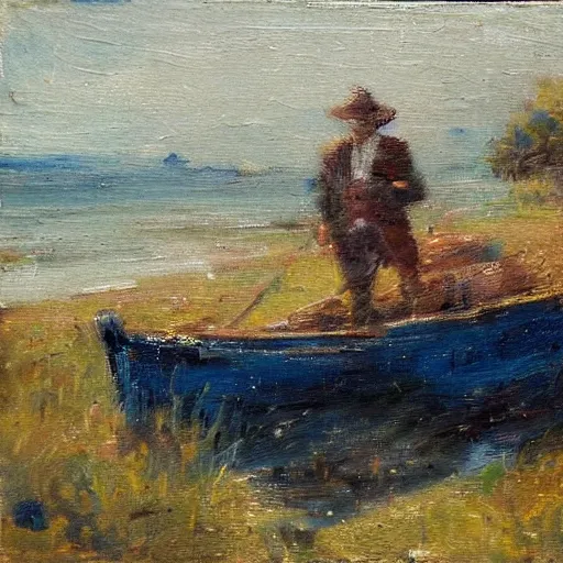 Prompt: dutch van der linde, impressionist painting