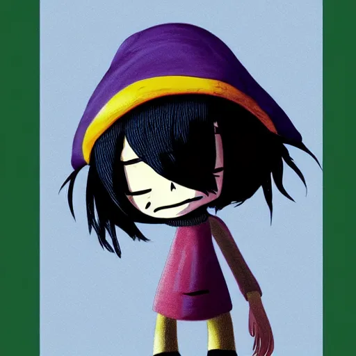 Image similar to six from little nightmares, gorillaz noodle phase 2 2 0 0 5