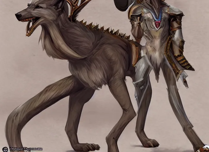 Prompt: award winning concept art fullbody egyptian god wolf anubis character design of a egyptian anubis monster wolf. egyptian god deviantart adoptable, deviantart species style of maple story and rossdraws, artgerm, studio lighting by jessica rossier and brian froud, traditional, artstationhd artstation, disney, hq textures